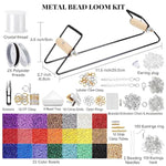 Value Bead Loom Kit, 11343 Pcs Loom Beading Supplies With Lots Of Seed Beads, Complete Jewelry Making Tools And Accessories, Beading Loom Kits For Adults Jewelry Making Bracelets Belts