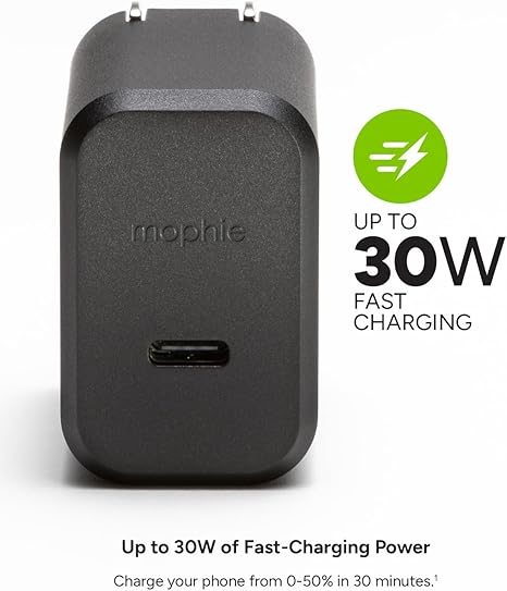 30W USB C Fast Charger Block Compact Foldable Wall Charger for iPhone iPad Samsung Galaxy Google Pixel