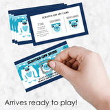 Big Dot of Happiness Yeti to Party - Abominable Snowman Party or Birthday Party Game Scratch Off Cards - 22 Count