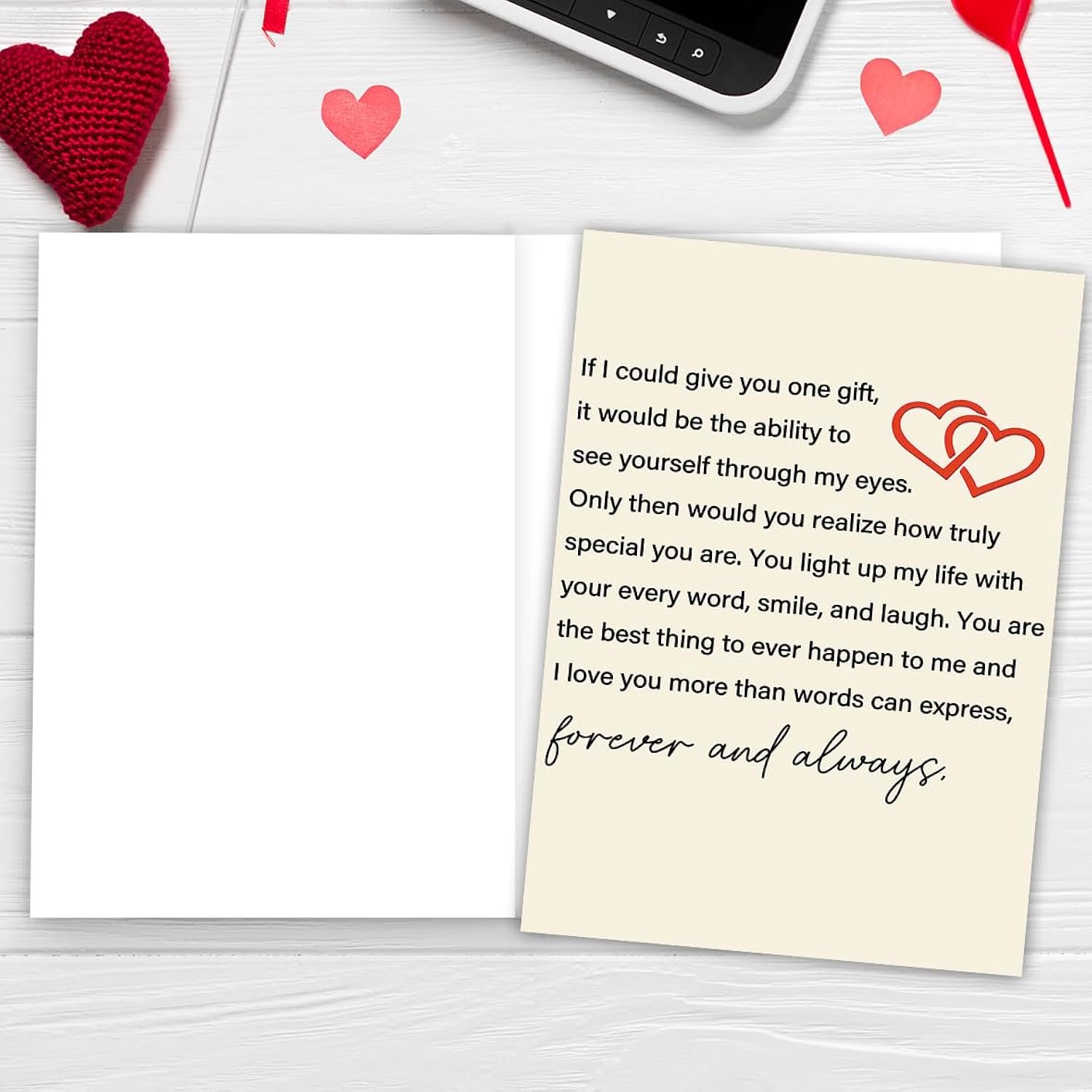 Romantic Valentines Day Card For Wife Husband Boyfriend Girlfriend, Funny Valentines Day Gifts For Him Her