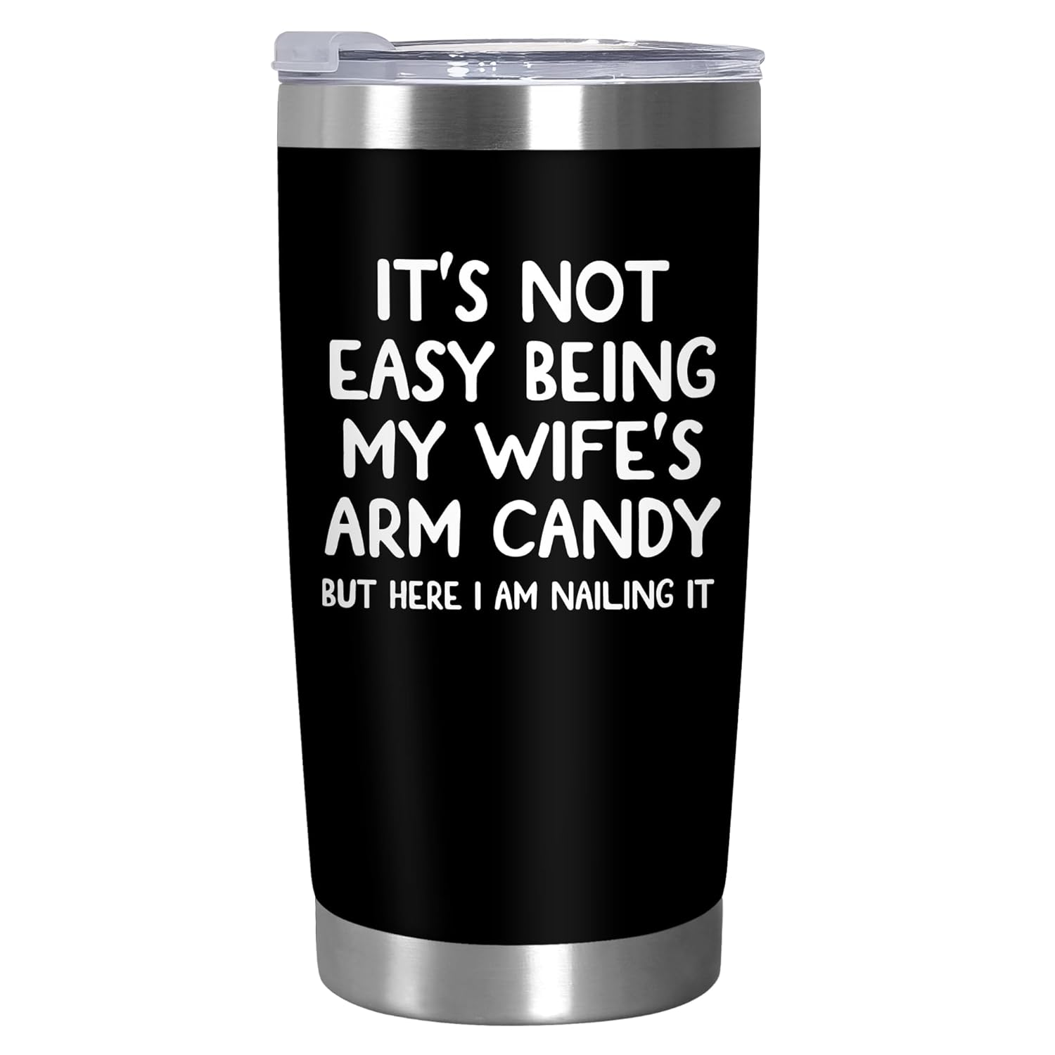 Christmas Birthday Gifts For Husband From Wife - 20 Oz Stainless Steel Insulated Coffee Tumbler With Lid - Anniversary Wedding Gifts Gifts For Him Men Husband From Wife, Presents For Men