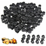 100 Pcs Christmas Light Clips - Gutter Clips For Hanging Outdoor Lights, Weatherproof String Light Hangers, Mini Hooks For Outside String Lights & Holiday Decoration