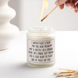Best Friend Birthday Gifts For Women, Friendship Gifts For Women- Handmade Lavender Natural Soy Wax Candle (7Oz)- Funny Best Friend Candle For Bestie, Bff