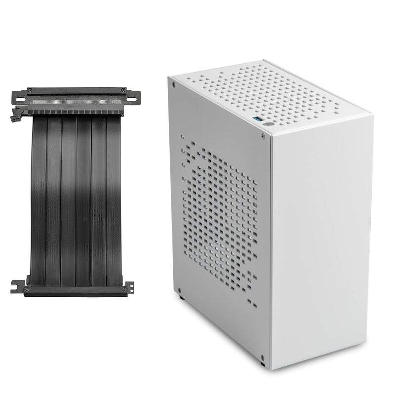 Aluminum Mini Itx Case With Pci 4.0 Riser, Mini Pc Case, Sff Small Form Factor