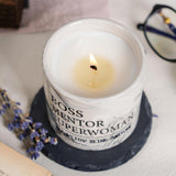 Boss Lady Candle - Boss Appreciation Gift For Women, Superwoman Mentor Manager Christmas Birthday Gifts, Office Decor 6Oz