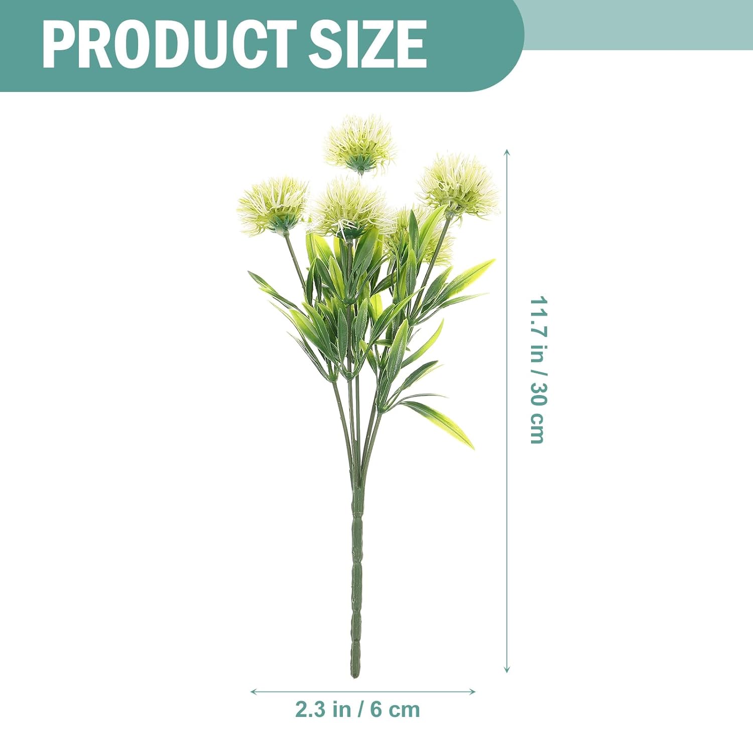4Pcs Simulation Dandelions, 11.8In Artificial Dandelions Fake Dandelion Flowers, Gerbera Flower Ball Artificial Bouquet For Flower Arrangement Home Wedding Party Decoration Garden Balcony