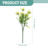 4Pcs Simulation Dandelions, 11.8In Artificial Dandelions Fake Dandelion Flowers, Gerbera Flower Ball Artificial Bouquet For Flower Arrangement Home Wedding Party Decoration Garden Balcony