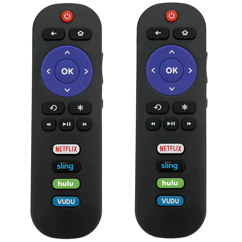 Pack Of 2 Replace Remote Control Applicable For Tcl Roku Tv Rc280 55Fs4610R 40