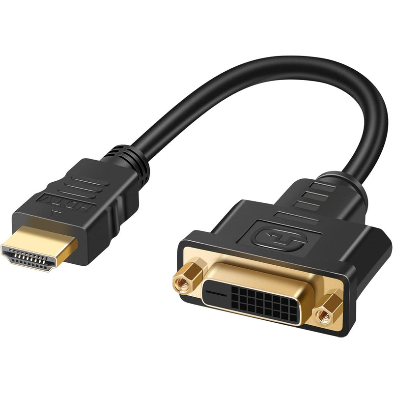 Hdmi To Dvi Adapter Cable, Bi-Directional Hdmi Male To Dvi-D (24+1) Female Con