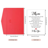 Valentines Day Birthday Card Gifts For Mom, I Love You Cards Gift For Mommy, Mom Birthday Card From Kids, Thank You Moms Gifts, Happy Birthdays Moms Cards With Envelope, Mother Gift From Daughter Son