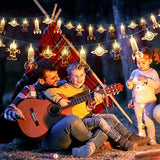 20 Led Children'S Room Led String Light Astronaut Spaceship Rocket Pendants Holiday Party Lights Wall Window Nursery Or