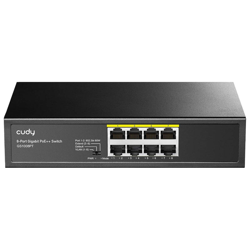 8 Port Gigabit Poe+ Switch 120W, Poe Switch, 60 Watts Port1, 8 Poe Ports, 802.