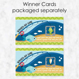 Big Dot of Happiness Let’s Go Fishing - Fish Themed Birthday Party or Baby Shower Game Scratch Off Cards - 22 Count