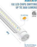 20 Pack 4FT T8 LED Bulbs 24W 3600LM 6500K Daylight Type B Dual End Ballast Bypass Tubes