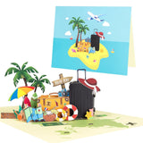 Travel Pop Up Card For Daughter, Pop-Up Vacation Card With Envelope, 3D Happy Birthday Card For Wife, Retirement Card For Mom.