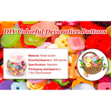 1 Bottle (Approx. 400Pcs) Handmade Candy-Colored Children'S Clothing B