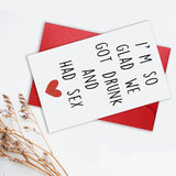 Funny Dirty Valentine'S Day Cards For Boyfriend Girlfriend Husband Wife Partner, Funny Anniversary Cards Birthday Card Gift For Him Her, Rude Husband Wife Anniversary Card