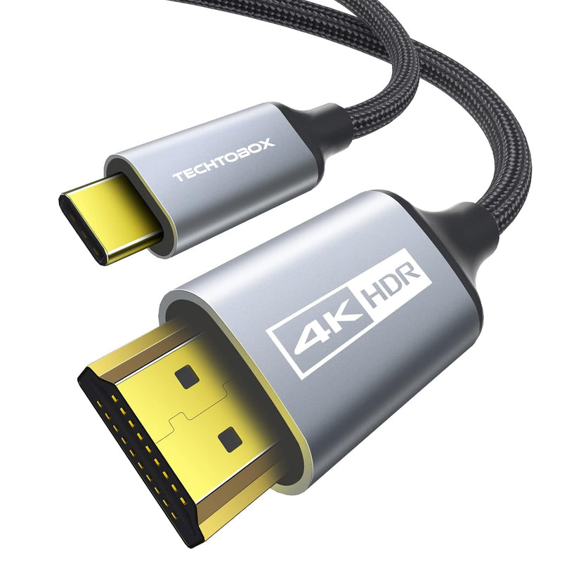 Usb C To Hdmi Cable 3Ft [4K@60Hz, Gold-Plated Interface] Type C To Hdmi Braide