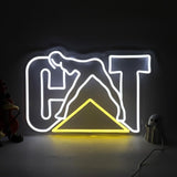Garage LED Neon Sign Bold Industrial Wall Light for Man Cave Workshop Mechanic Room Decor