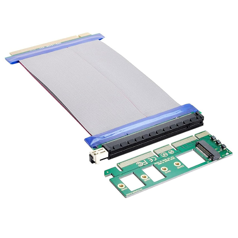 Cy Ngff M-Key Nvme Ahci Ssd To Pci-E 3.0 16X X16 Vertical Adapter With Pci-E M