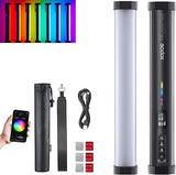 TL30 RGB Tube Light Handheld Full Color LED Video Light Wand 2700K 6500K Bluetooth App Control
