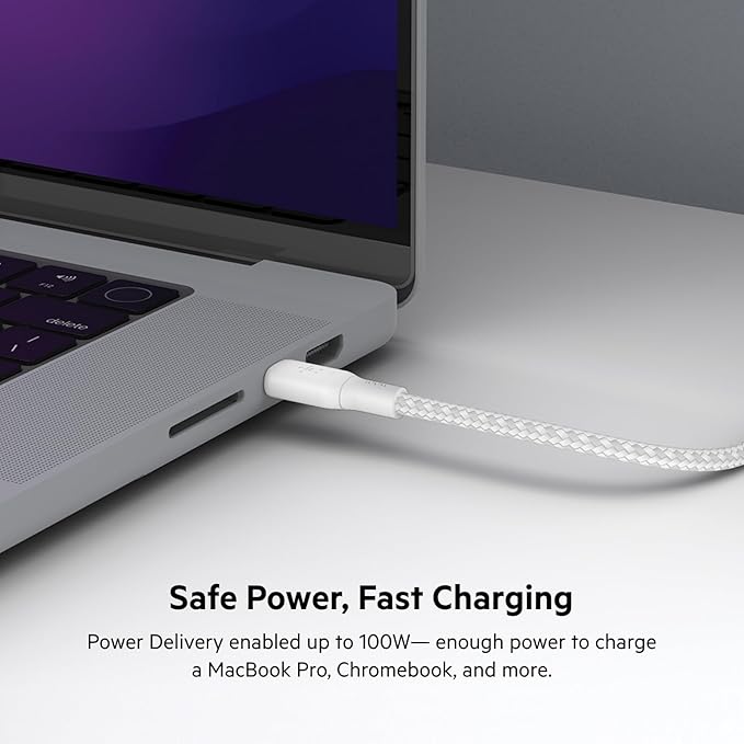 9.9FT 100W USB C to USB C Fast Charging Cable for iPhone Samsung Pixel iPad
