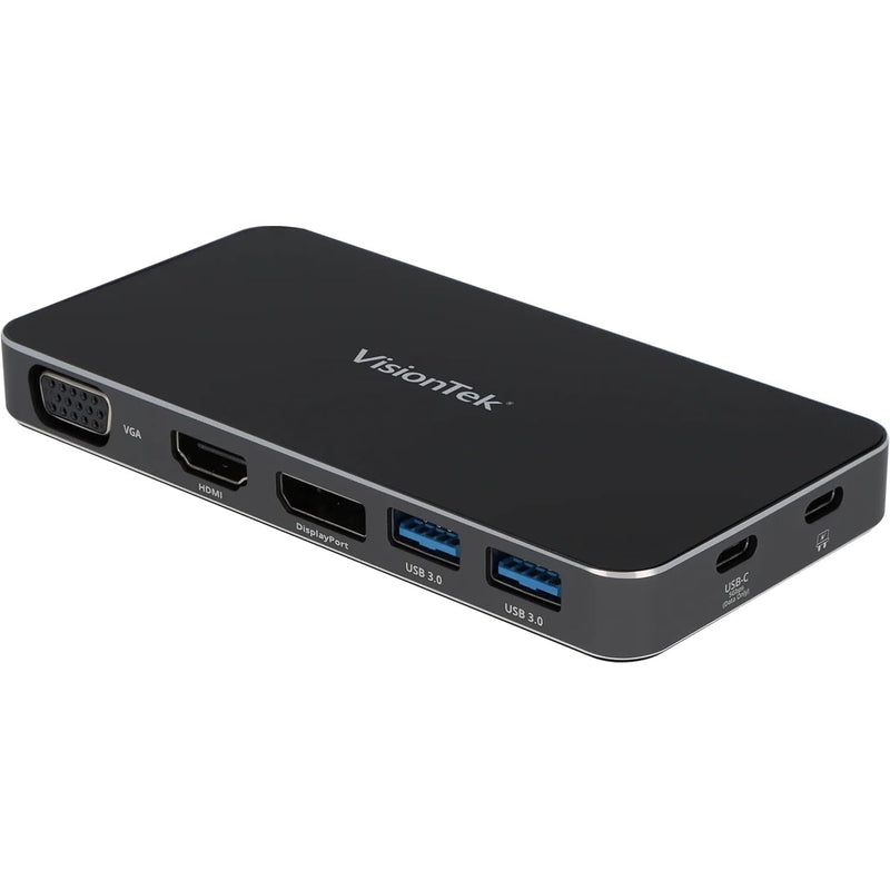 VisionTek VT210 Dual Display USB-C Docking Station with Power Passthrough – DP