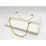 20 Pcs 10.8 Inch Clear Roll Cake Boxes With Gold Rope Handle & Cake Boards, Homemade & Bakery Transparent Plastic Gift Boxes?Easy Carrying, Storage Containers For Slice Cake, Christmas