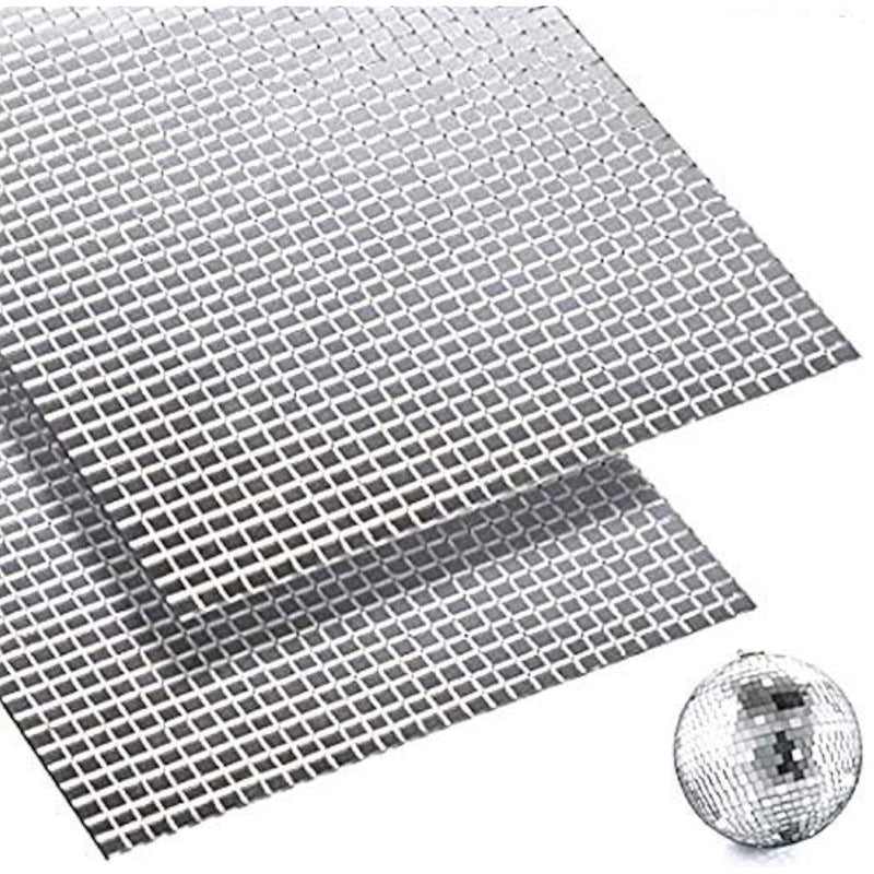 3600 Pieces Self-Adhesive Mini Square Glass 5X5 Mm Real Glass Decoration Craft