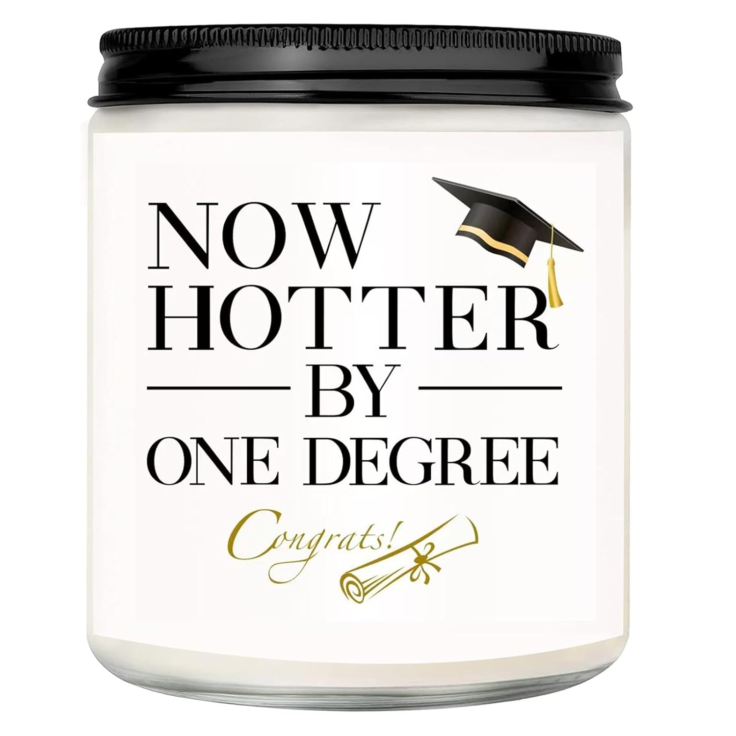 Graduation Gifts For Women & Men - Handmade Lavender Soy Wax Candle (7Oz), Thoughtful Graduation Gift For College, Phd, Masters Degree