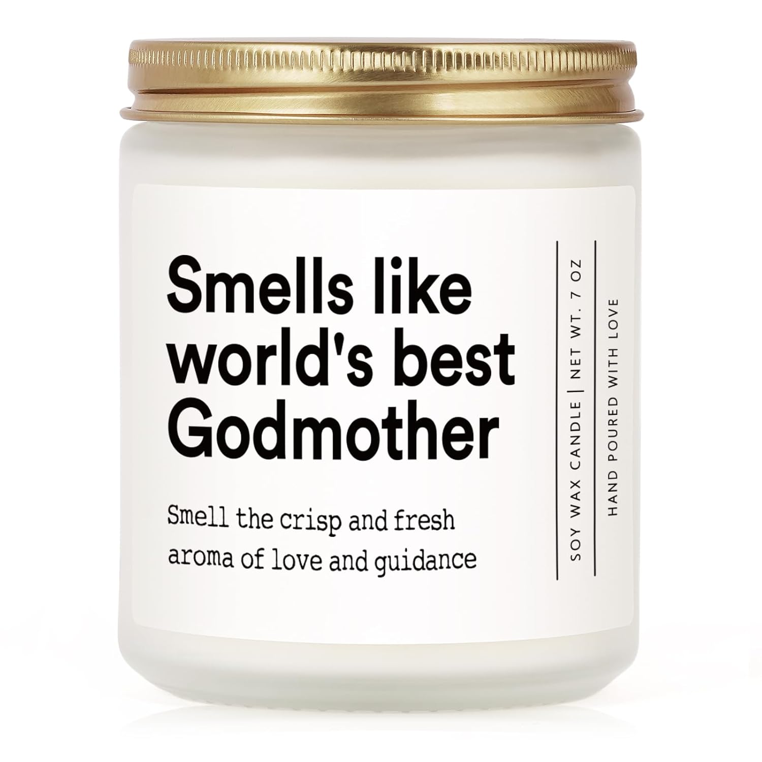 Godmother Proposal Gift, Godmother Gifts From Godchild, Will You Be My Godmother, Birthday Mothers Day God Mother Gifts- Handmade Lavender Godmother Candle(7Oz)