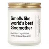 Godmother Proposal Gift, Godmother Gifts From Godchild, Will You Be My Godmother, Birthday Mothers Day God Mother Gifts- Handmade Lavender Godmother Candle(7Oz)