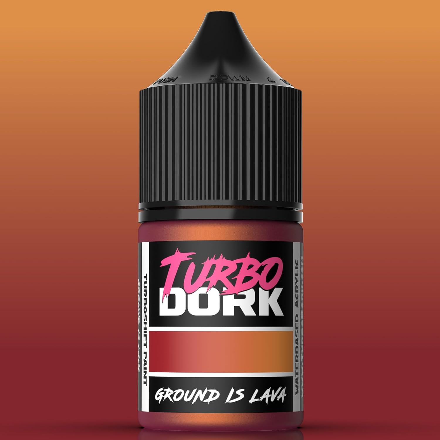 Ground Is Lava Turboshift Acrylic Paint 22Ml Bottle - Water-Based Non-Toxic Metallic Color Shifting Paint