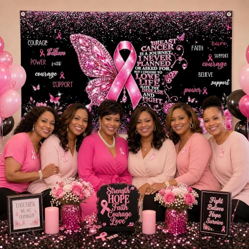 Breast Cancer Awareness Banner Party Decorations