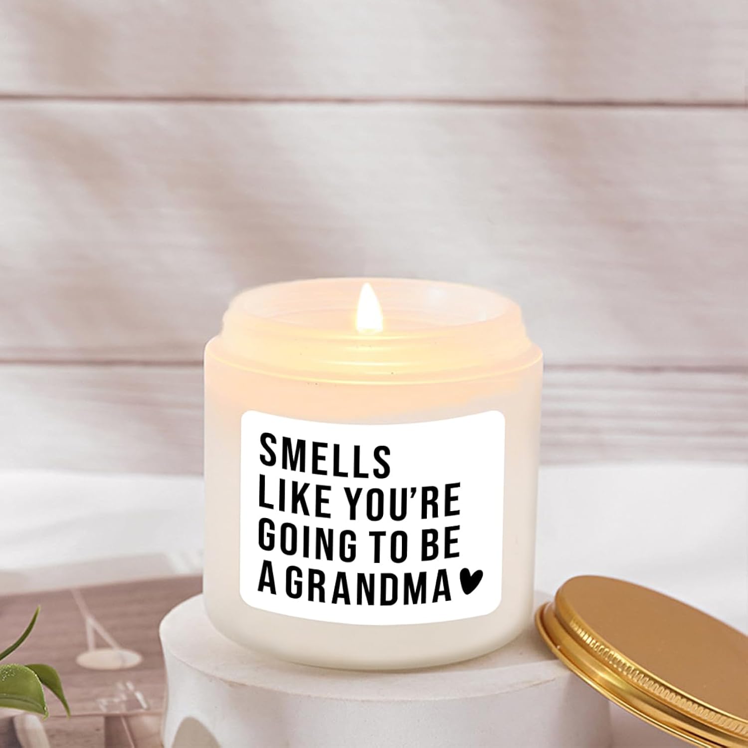 Pregnancy Announcement For Grandma - Baby Announcements Ideas - Grandma To Be Gifts - Grandma Pregnancy Announcement - Soy Candle Lavender 4Oz