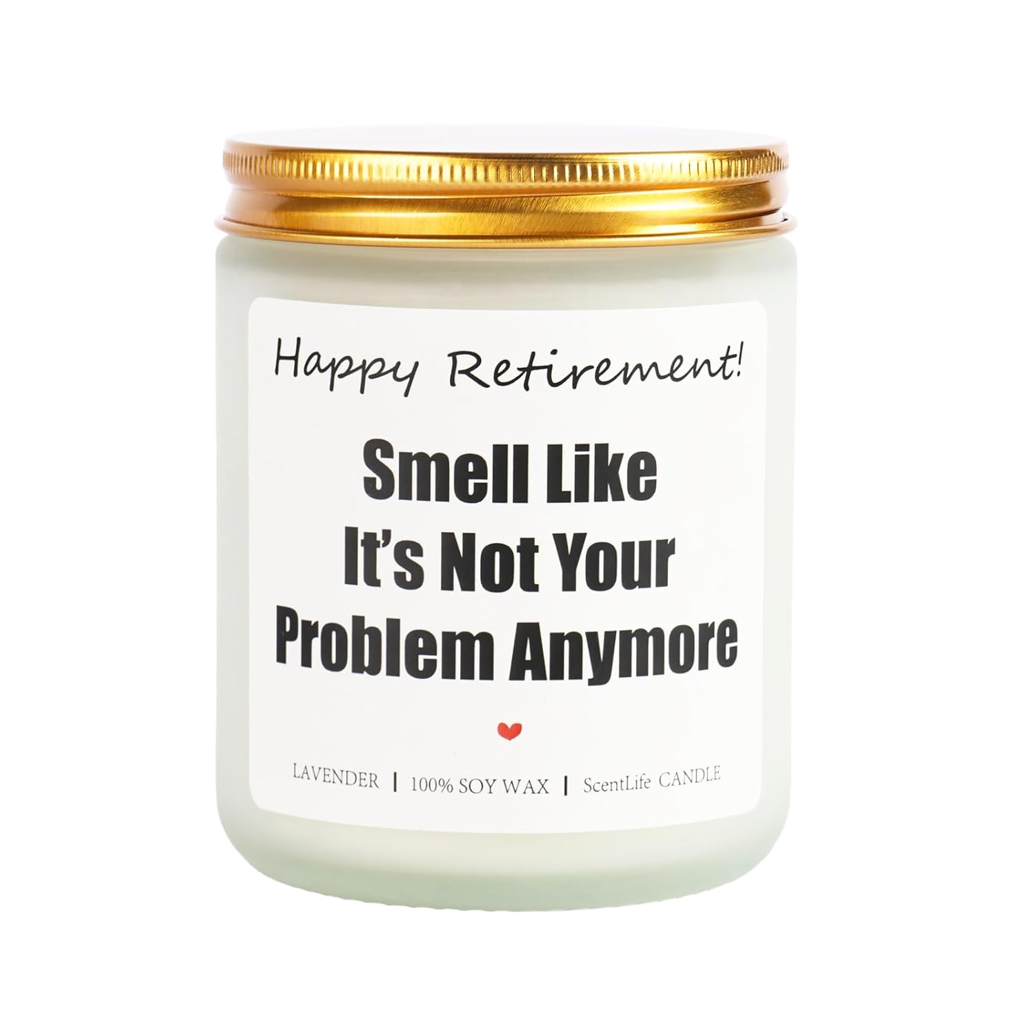 Retirement Gift For Woman Men, 9Oz Lavender Scented Aromatherapy Candle, Best 2025 Retired Gifts For Women Friends Coworker Teacher, Retirement Candle