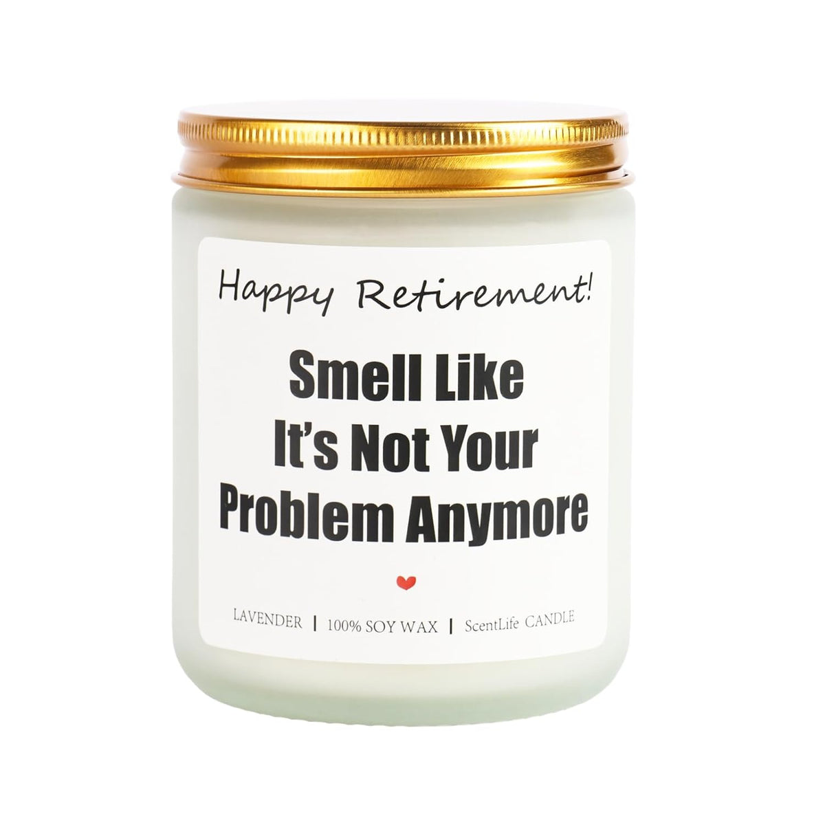 Retirement Gift For Woman Men, 9Oz Lavender Scented Aromatherapy Candle, Best 2025 Retired Gifts For Women Friends Coworker Teacher, Retirement Candle