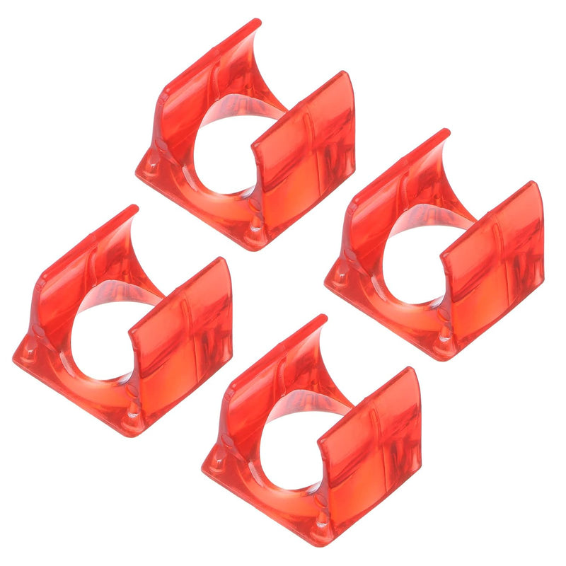 V6 Fan Cover Radiator Cooling Fan Cover Red For 3D Printer 4 Pack