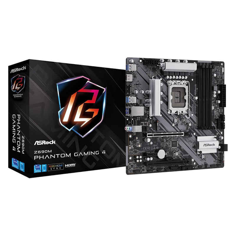 ASROCK Z690M Phantom Gaming 4 Supports 12th Gen Intel® Core™ Processors (LGA17