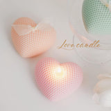 Scented Candle Love Heart,Aesthetic Aroma Candle,Soy Wax Decorative Romantic Minimalist Candle For Valentine'S Day Wedding Birthday Gift,Prefect For Meditation Stress Relief Mood Boosting Pink