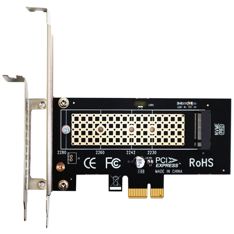 M.2 Pcie X1 Adapter With M.2 Screw For M.2 Pcie 4.0/3.0 Ssd (Nvme/Ahci Key M),