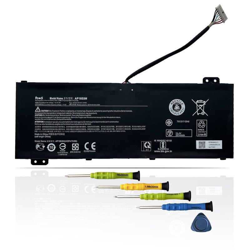 57.48Wh Ap18E8M Ap18E7M Laptop Battery Compatible With Acer Aspire 7 A715-74G,