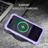 For Iphone 14 Plus Case Glitter Sparkly Bling Shockproof Heavy Duty Hybrid Sturdy High Impact Protective Cover Case For Iphone 14 Plus,Purple