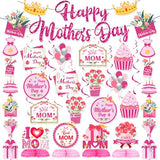 37Pcs Mothers Day Decorations, Happy Mothers Day Banner