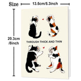Valentines Day Cards For Husband Wife, Funny Valentine'S Day Card Gifts For My Lover, Through Thick And Thin