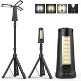 Rechargeable Camping Light with Tripod Stand 5500 Lumen Portable Cordless LED Work Light Emergency Flashlight