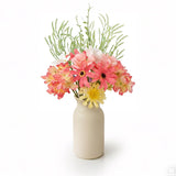 TEMPUS 2 Bundles 19 Inch Spring Artificial Flowers Bouquet Silk Seasonal Floral Plant Arrangements for Bridal Bouquets Home Party Wedding Table Centerpieces Decor DIY Wreath