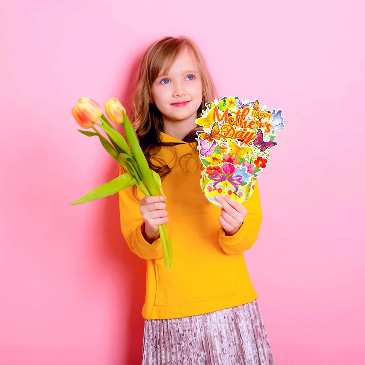 Happy Mothers Day Card 3D Pop Up Mothers Day Cards Mother'S Day Card With Envelop Mother'S Day Pop Up Flowers Gifts For Womom First Mom Wife Grandma