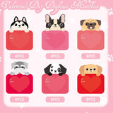 Puppy Love Valentines Mailbox Kit Dog House Card Box With 30 Pcs Greeting Cards For Exchange Students Party Favor
