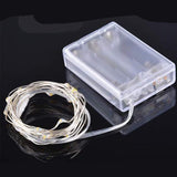 Waterproof Led Fairy String Lights - Battery Operated For Indoor & Outdoor Decoration, Wedding, Home Parties, Christmas